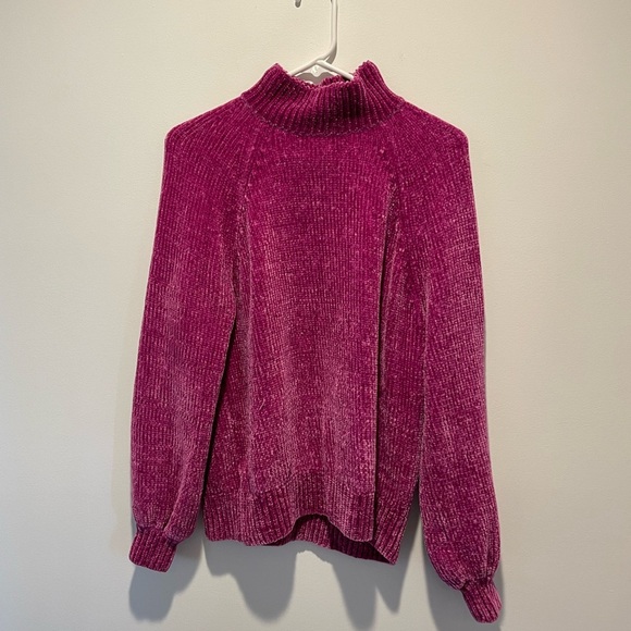 Loft Turtleneck Sweater Pink Size Medium - Picture 1 of 4